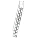 Vestil Galvanized Alternate Tread Stair 20 Steps ATS-12-56-HDG-Vestil-Access Division