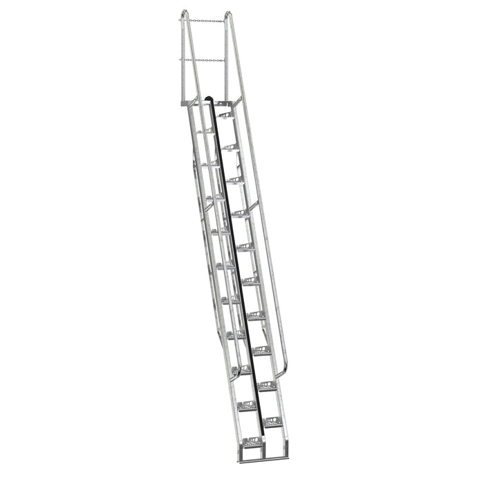 Vestil Galvanized Alternate Tread Stair 21 Steps ATS-13-68-HDG-Vestil-Access Division