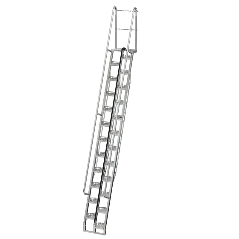 Vestil Galvanized Alternate Tread Stair 24 Steps ATS-14-68-HDG-Vestil-Access Division