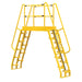 Vestil Steel Alternating Step Cross-Over Ladder 20 Steps COLA-6-68-56-Vestil-Access Division
