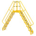 Vestil Steel Alternating Step Cross-Over Ladder 24 Steps COLA-7-56-20-Vestil-Access Division