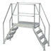 Vestil Steel Crossover Ladder 4 Steps COL-4-36-33-HDG-Vestil-Access Division