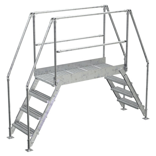 Vestil Steel Crossover Ladder 4 Steps COL-4-36-44-HDG-Vestil-Access Division