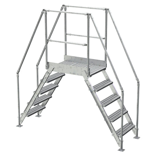 Vestil Steel Crossover Ladder 5 Steps COL-5-46-23-HDG-Vestil-Access Division