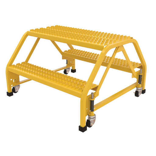 Vestil Steel Double Sided Portable Ladder 2 Steps LAD-DD-P-32-2-G-Vestil-Access Division