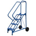 Vestil Steel Roll-A-Fold Ladder 4 Steps LAD-RAF-4-P-EZ-Vestil-Access Division