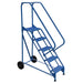 Vestil Steel Roll-A-Fold Ladder 5 Steps LAD-RAF-5-G-EZ-Vestil-Access Division