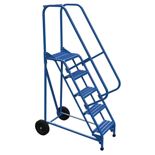 Vestil Steel Roll-A-Fold Ladder 5 Steps LAD-RAF-5-G-Vestil-Access Division