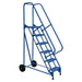 Vestil Steel Roll-A-Fold Ladder 6 Steps LAD-RAF-6-G-Vestil-Access Division