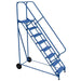 Vestil Steel Roll-A-Fold Ladder 8 Steps LAD-RAF-8-24-G-EZ-Vestil-Access Division