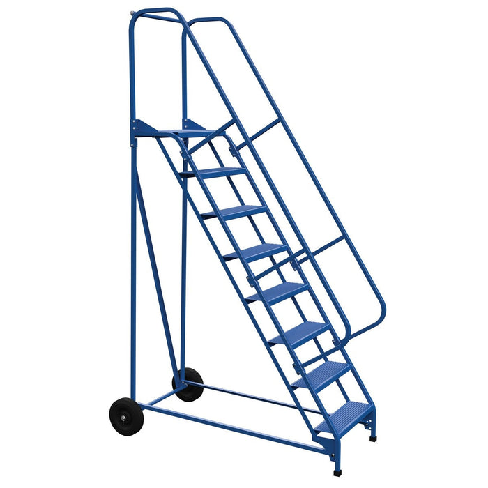 Vestil Steel Roll-A-Fold Ladder 8 Steps LAD-RAF-8-24-P-Vestil-Access Division