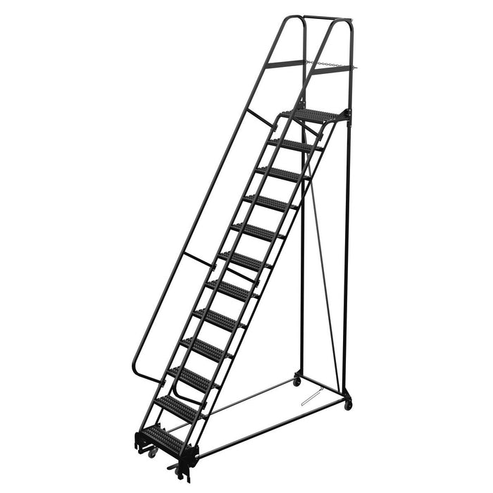 Vestil Steel Standard Anti-Static Slope Ladder 10 Steps LAD-PW-26-12-G-ESD-Vestil-Access Division