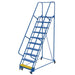 Vestil Steel Standard Slope Ladder 10 Steps LAD-PW-32-10-P-Vestil-Access Division