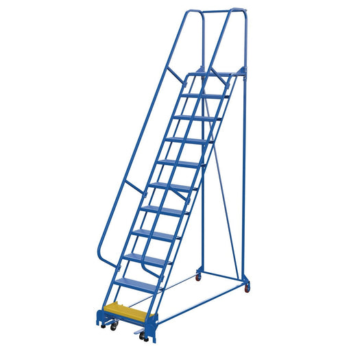 Vestil Steel Standard Slope Ladder 11 Steps LAD-PW-26-11-P-Vestil-Access Division