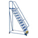 Vestil Steel Standard Slope Ladder 11 Steps LAD-PW-32-11-G-Vestil-Access Division