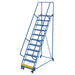 Vestil Steel Standard Slope Ladder 11 Steps LAD-PW-32-11-P-Vestil-Access Division