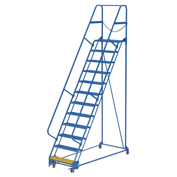 Vestil Steel Standard Slope Ladder 12 Steps LAD-PW-32-12-P-Vestil-Access Division