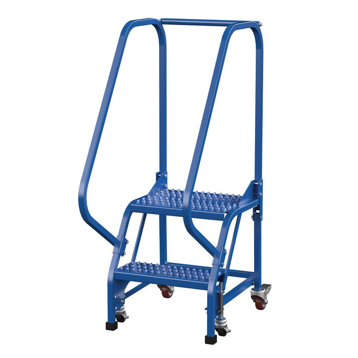 Vestil Steel Standard Slope Ladder 2 Steps LAD-PW-18-2-G-Vestil-Access Division