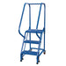 Vestil Steel Standard Slope Ladder 3 Steps LAD-PW-18-3-G-Vestil-Access Division