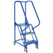 Vestil Steel Standard Slope Ladder 3 Steps LAD-PW-18-3-P-Vestil-Access Division