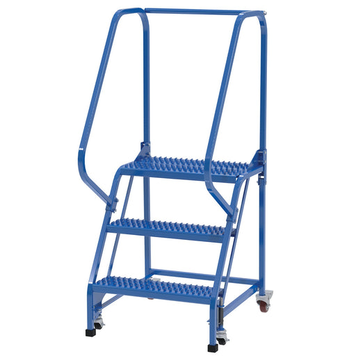 Vestil Steel Standard Slope Ladder 3 Steps LAD-PW-26-3-G-Vestil-Access Division