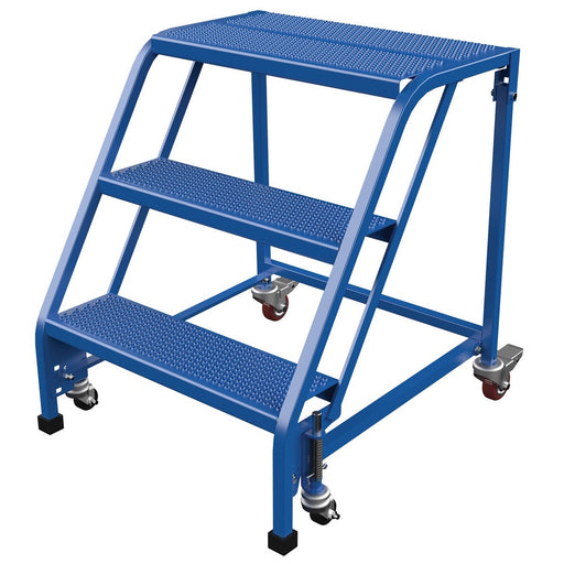 Vestil Steel Standard Slope Ladder 3 Steps LAD-PW-26-3-P-NHR-Vestil-Access Division