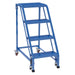 Vestil Steel Standard Slope Ladder 4 Steps LAD-PW-18-4-G-NHR-Vestil-Access Division