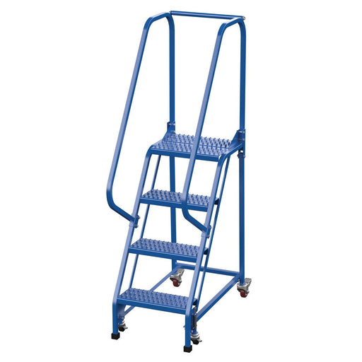 Vestil Steel Standard Slope Ladder 4 Steps LAD-PW-18-4-G-Vestil-Access Division