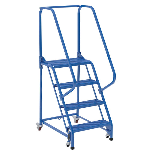 Vestil Steel Standard Slope Ladder 4 Steps LAD-PW-26-4-P-Vestil-Access Division