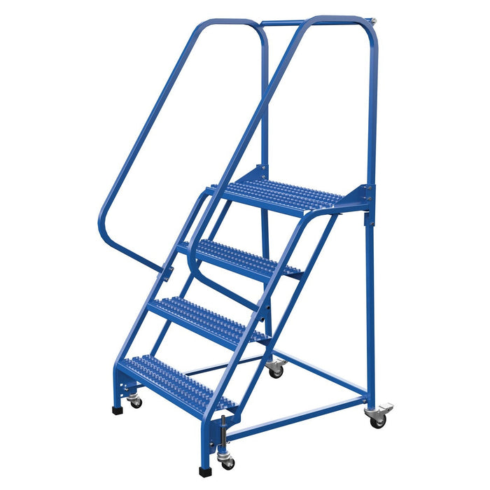 Vestil Steel Standard Slope Ladder 4 Steps LAD-PW-32-4-G-Vestil-Access Division