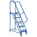 Vestil Steel Standard Slope Ladder 5 Steps LAD-PW-18-5-P-Vestil-Access Division