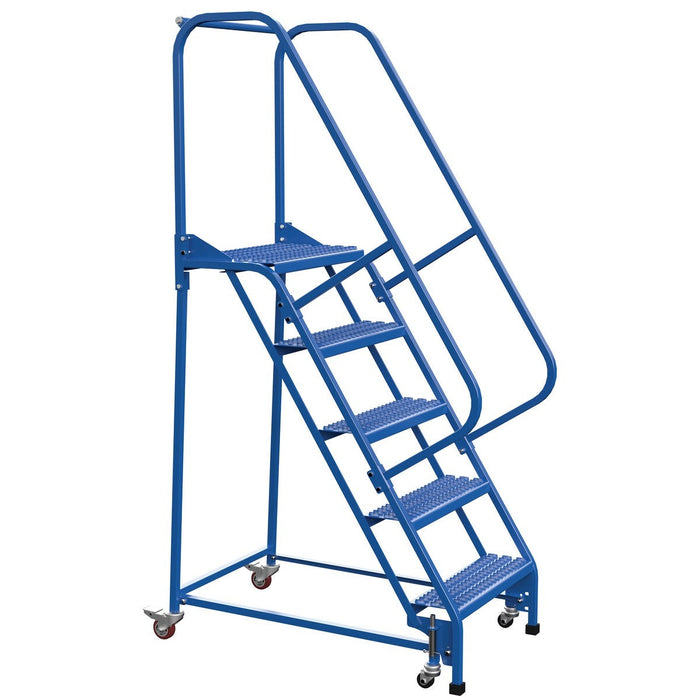 Vestil Steel Standard Slope Ladder 5 Steps LAD-PW-26-5-G-Vestil-Access Division