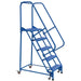 Vestil Steel Standard Slope Ladder 5 Steps LAD-PW-26-5-G-Vestil-Access Division