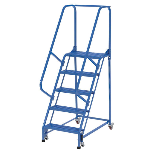 Vestil Steel Standard Slope Ladder 5 Steps LAD-PW-26-5-P-Vestil-Access Division