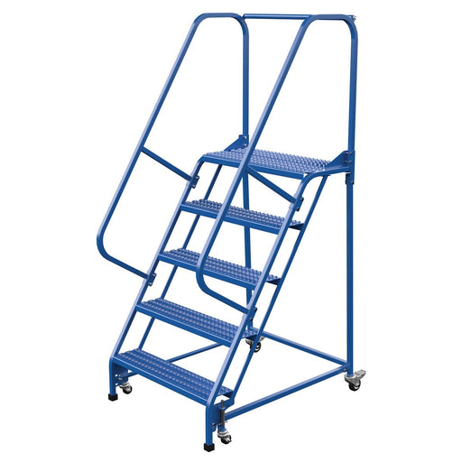 Vestil Steel Standard Slope Ladder 5 Steps LAD-PW-32-5-G-Vestil-Access Division