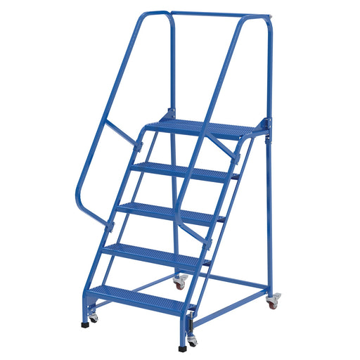 Vestil Steel Standard Slope Ladder 5 Steps LAD-PW-32-5-P-Vestil-Access Division