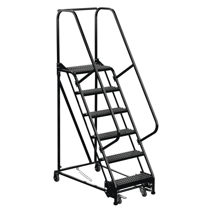 Vestil Steel Standard Anti-Static Slope Ladder 6 Steps LAD-PW-26-6-G-ESD-Vestil-Access Division