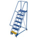 Vestil Steel Standard Slope Ladder 7 Steps LAD-PW-26-7-G-Vestil-Access Division