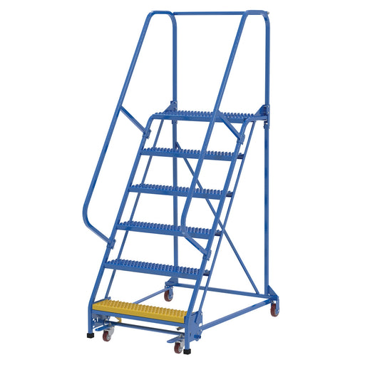 Vestil Steel Standard Slope Ladder 6 Steps LAD-PW-32-6-G-Vestil-Access Division