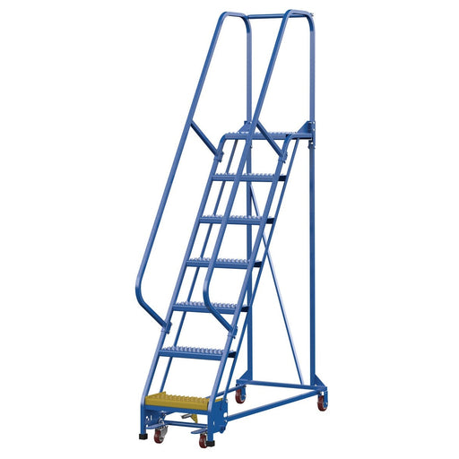 Vestil Steel Standard Slope Ladder 7 Steps LAD-PW-18-7-G-Vestil-Access Division