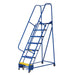 Vestil Steel Standard Slope Ladder 7 Steps LAD-PW-26-7-P-Vestil-Access Division