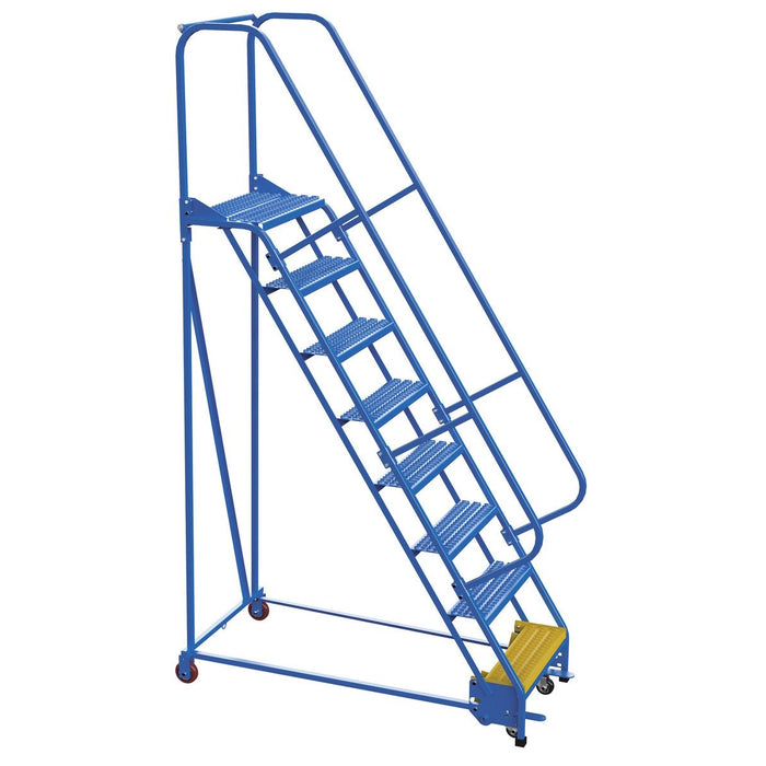 Vestil Steel Standard Slope Ladder 8 Steps LAD-PW-26-8-G-Vestil-Access Division