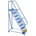 Vestil Steel Standard Slope Ladder 8 Steps LAD-PW-26-8-G-Vestil-Access Division