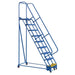 Vestil Steel Standard Slope Ladder 9 Steps LAD-PW-26-9-G-Vestil-Access Division