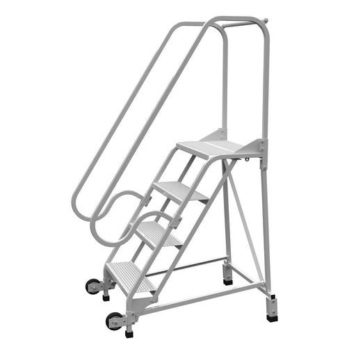 Vestil Steel Tip N Roll FDA Compliant Ladder 4 Steps LAD-TRN-60-4-FDA-Vestil-Access Division
