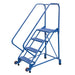 Vestil Steel Tip N Roll Ladder 4 Steps LAD-TRN-50-4-G-Vestil-Access Division