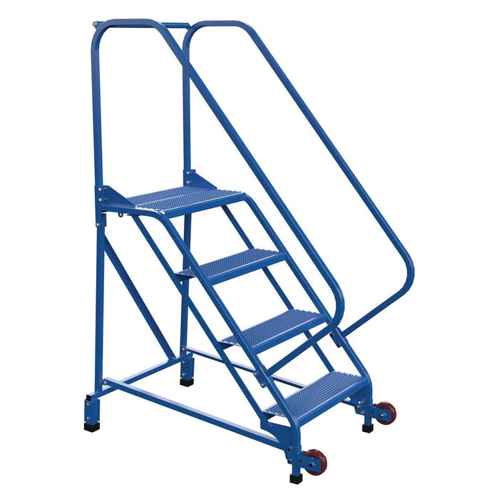 Vestil Steel Tip N Roll Ladder 4 Steps LAD-TRN-50-4-P-Vestil-Access Division